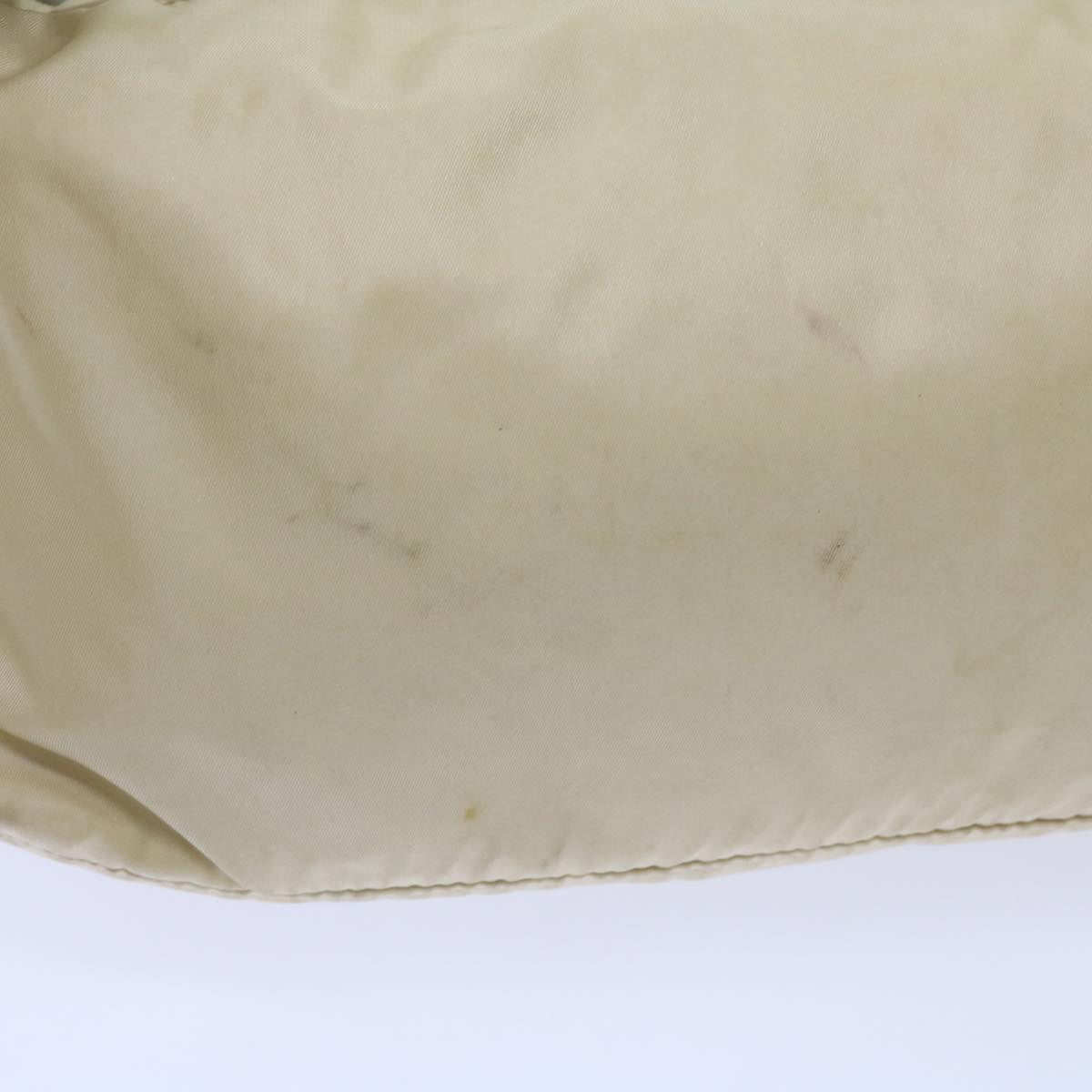 PRADA Shoulder Bag Nylon Beige  yk11096