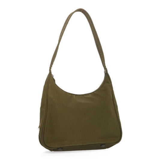 PRADA Shoulder Bag Nylon Khaki  yk11224