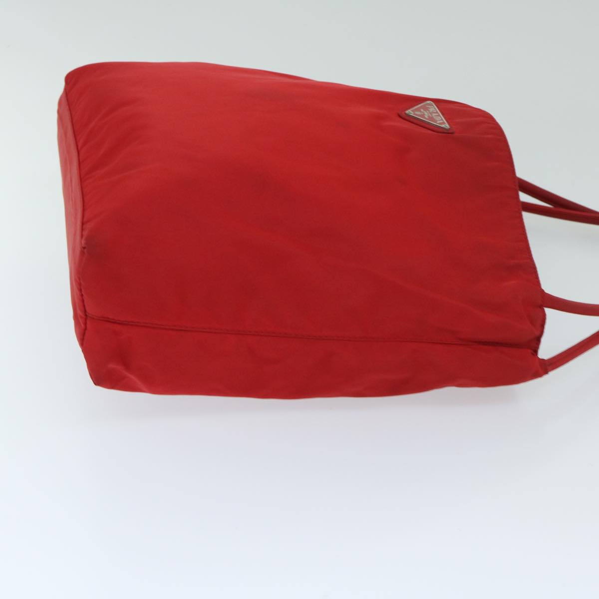PRADA Shoulder Bag Nylon Red  yk11345
