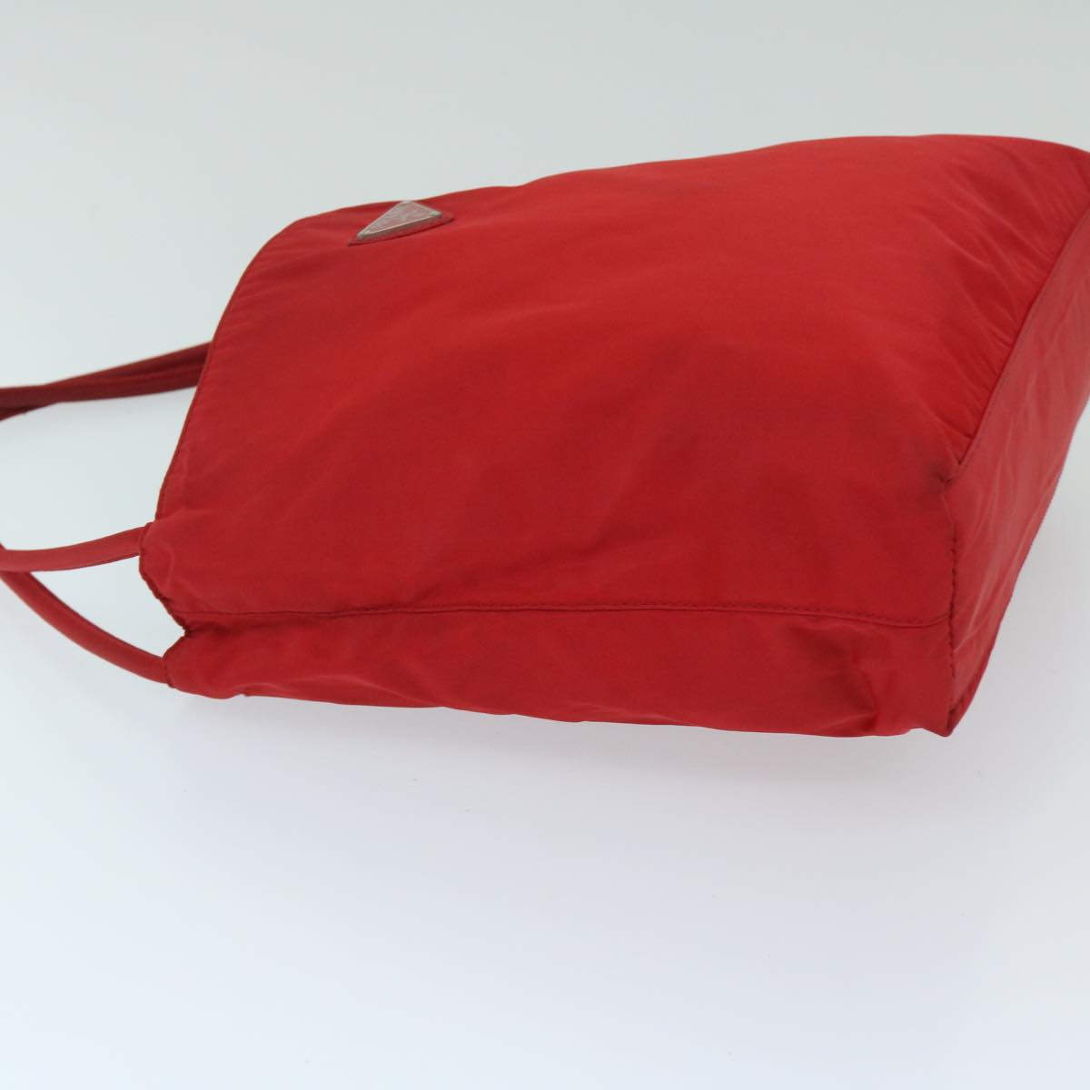 PRADA Shoulder Bag Nylon Red  yk11345