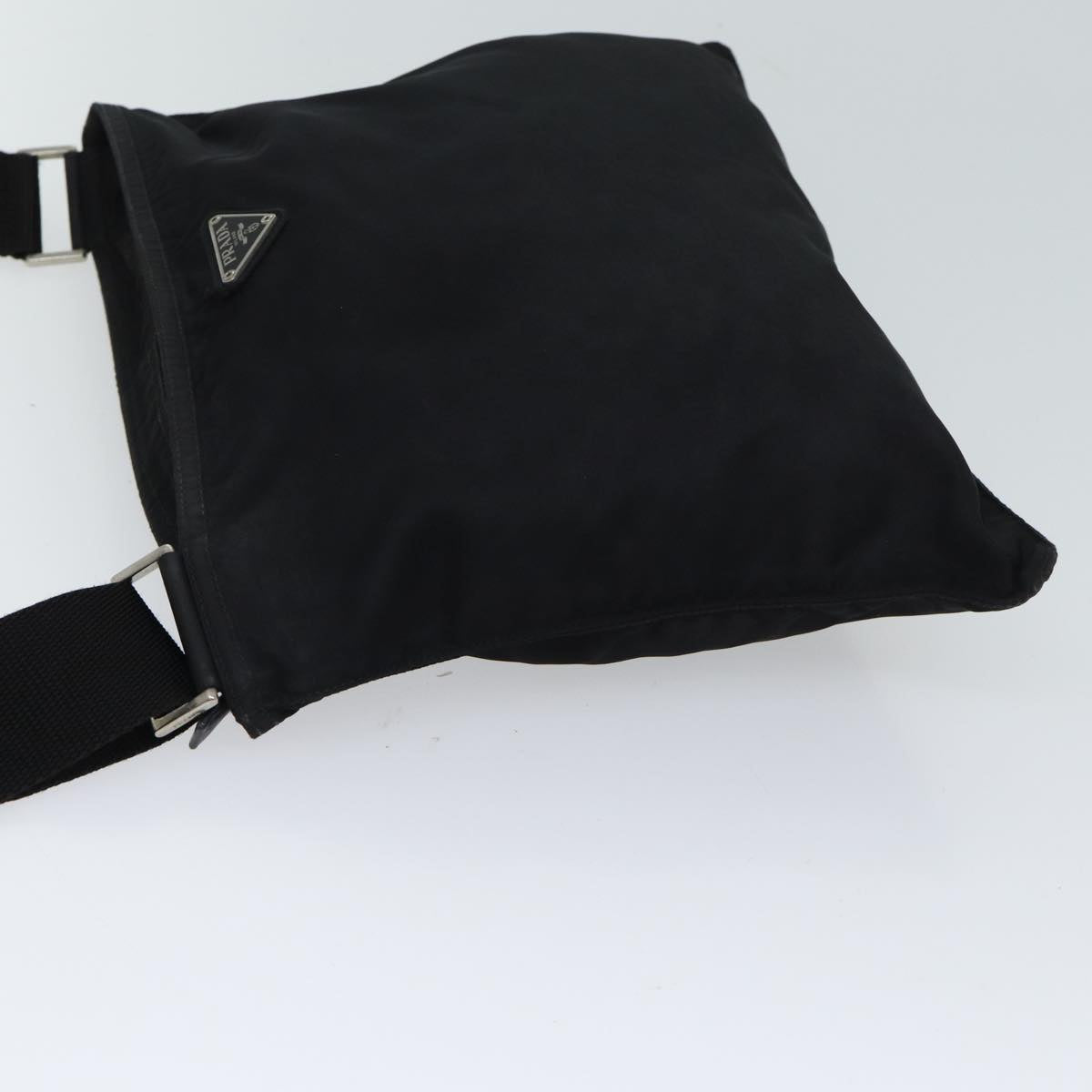 PRADA Shoulder Bag Nylon Black yk11448