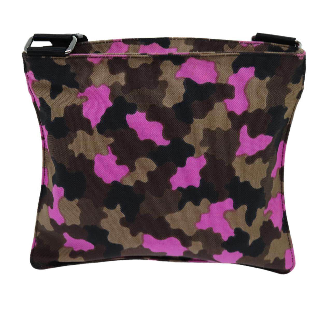 PRADA Camouflage Shoulder Bag Nylon Pink VA0886 yk11624