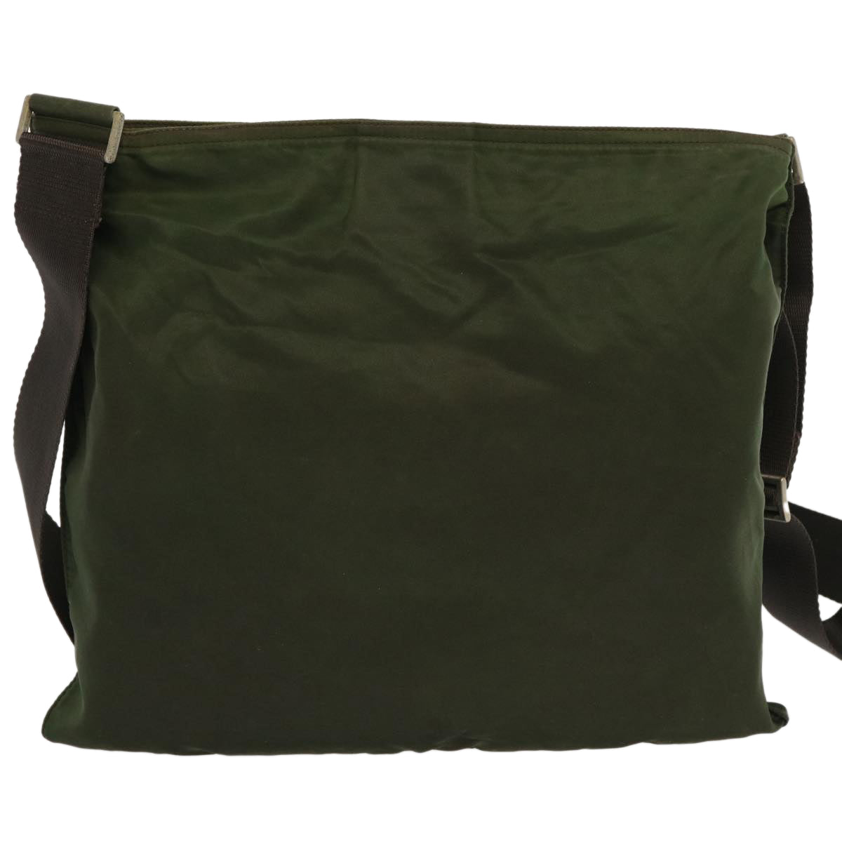 PRADA Shoulder Bag Nylon Khaki yk11919