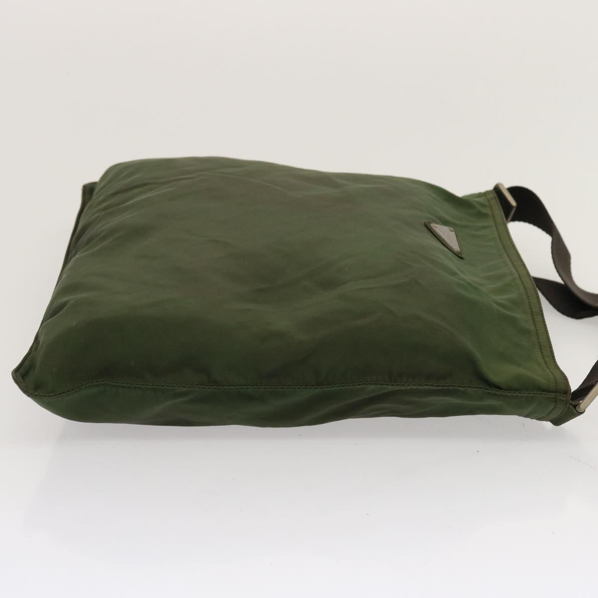 PRADA Shoulder Bag Nylon Khaki yk11919