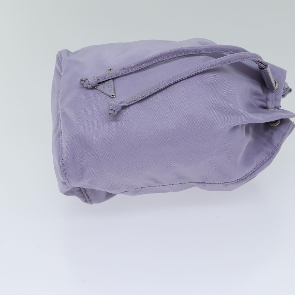 PRADA Purse Pouch Nylon Purple yk11940