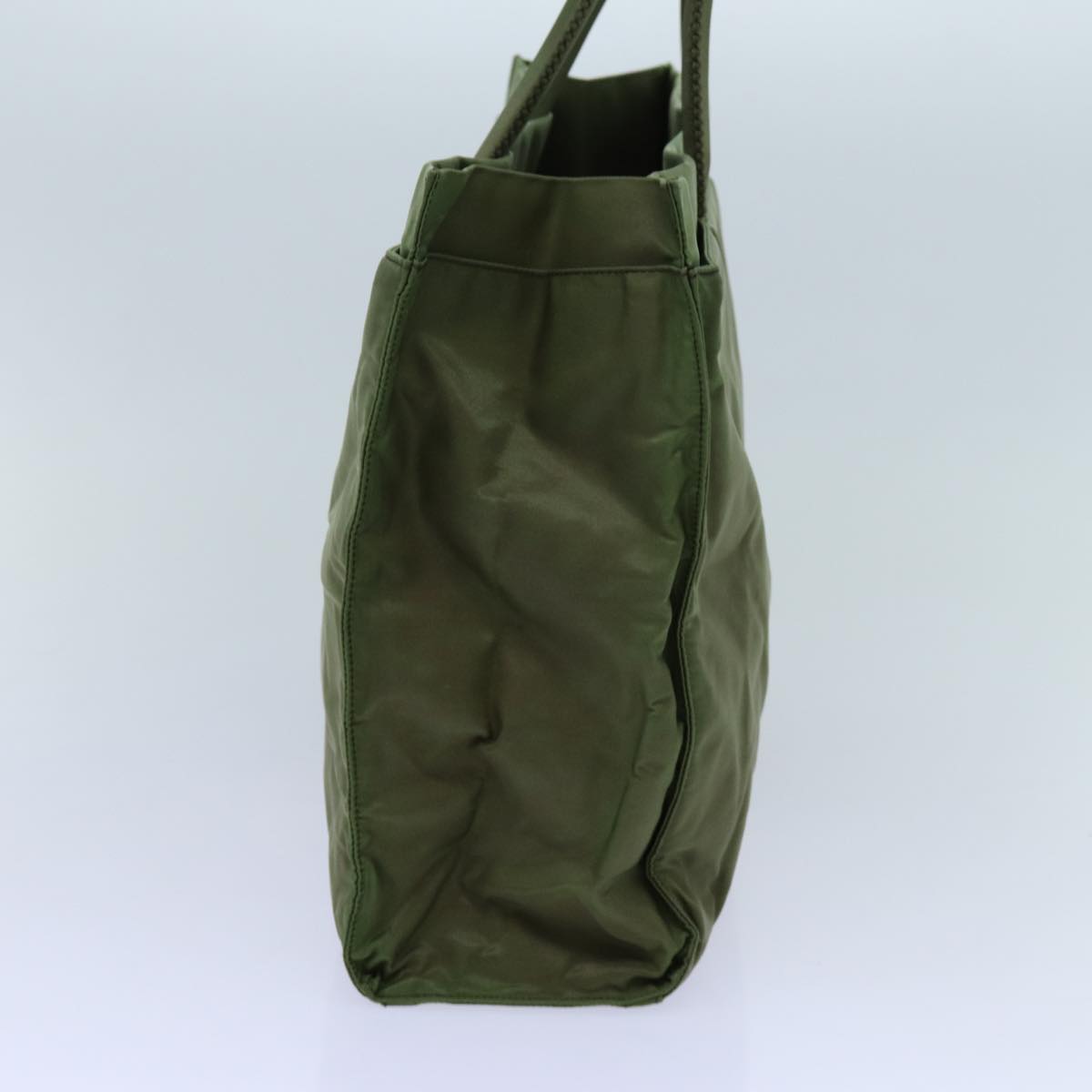PRADA Hand Bag Nylon Khaki yk11941