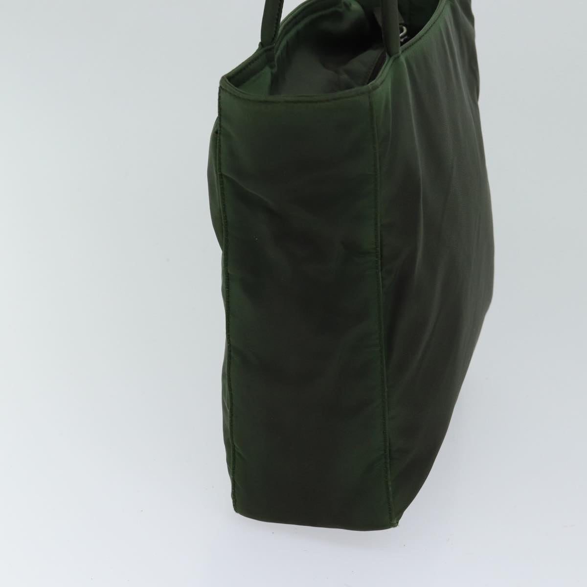 PRADA Hand Bag Nylon Khaki yk11954