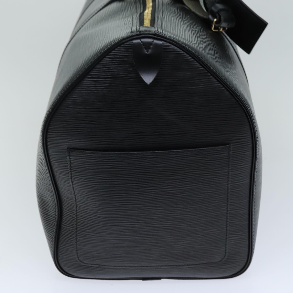 LOUIS VUITTON Epi Keepall 50 Boston Bag Black M42962 LV yk12009