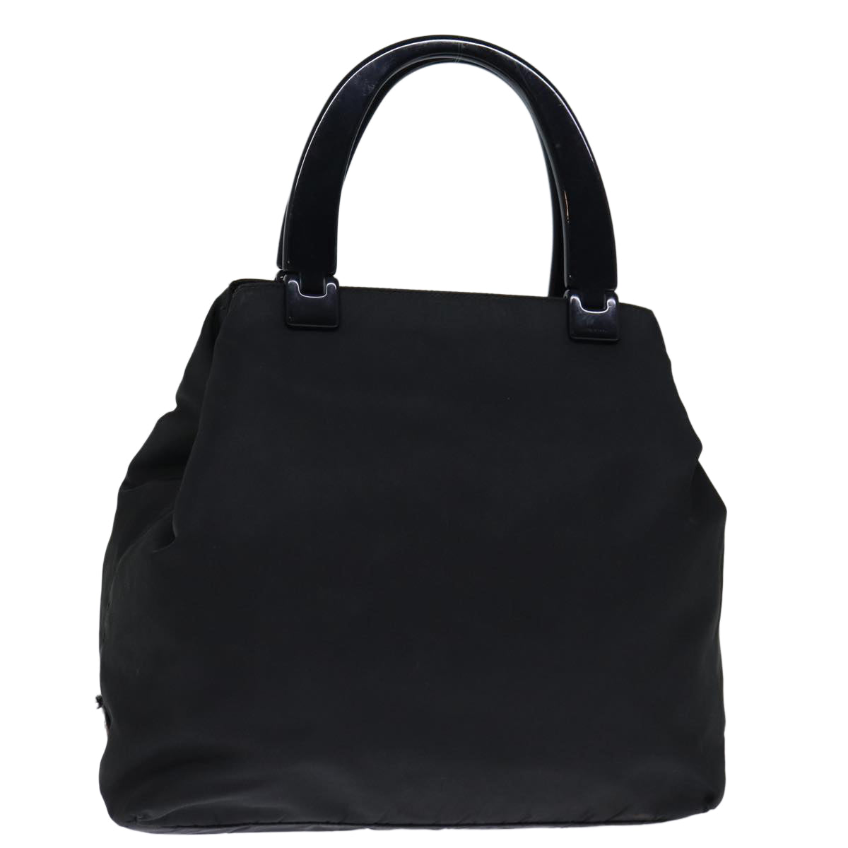 PRADA Hand Bag Nylon Black yk12036