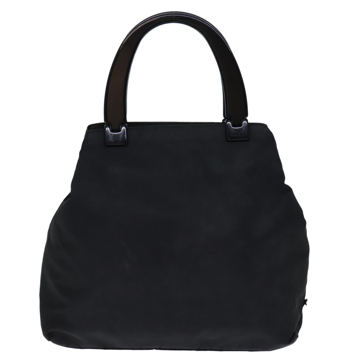 PRADA Hand Bag Nylon Black yk12036