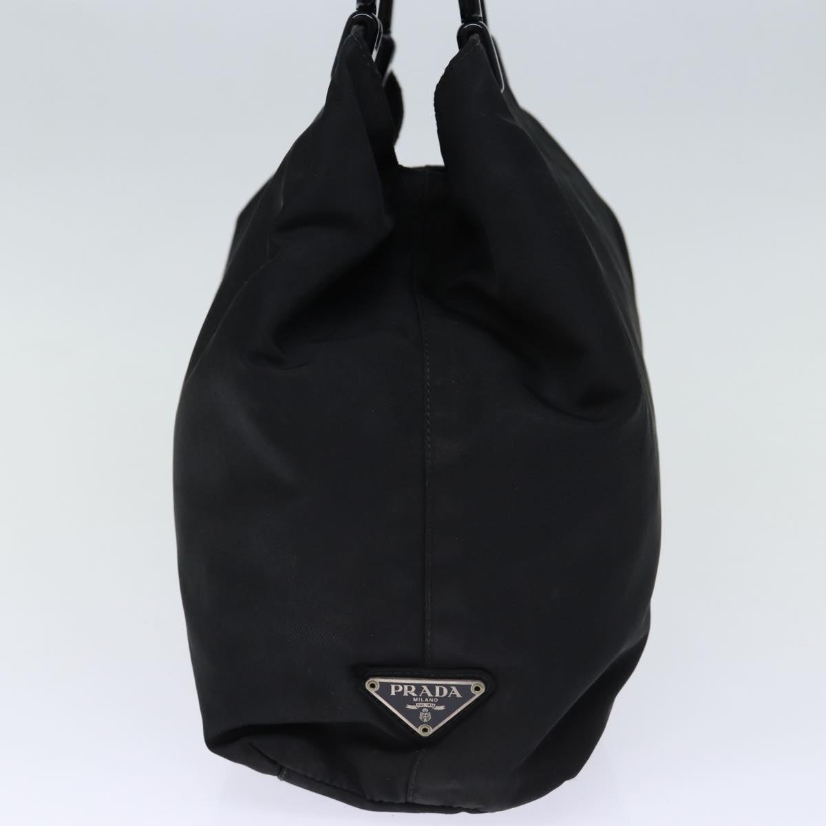 PRADA Hand Bag Nylon Black yk12036