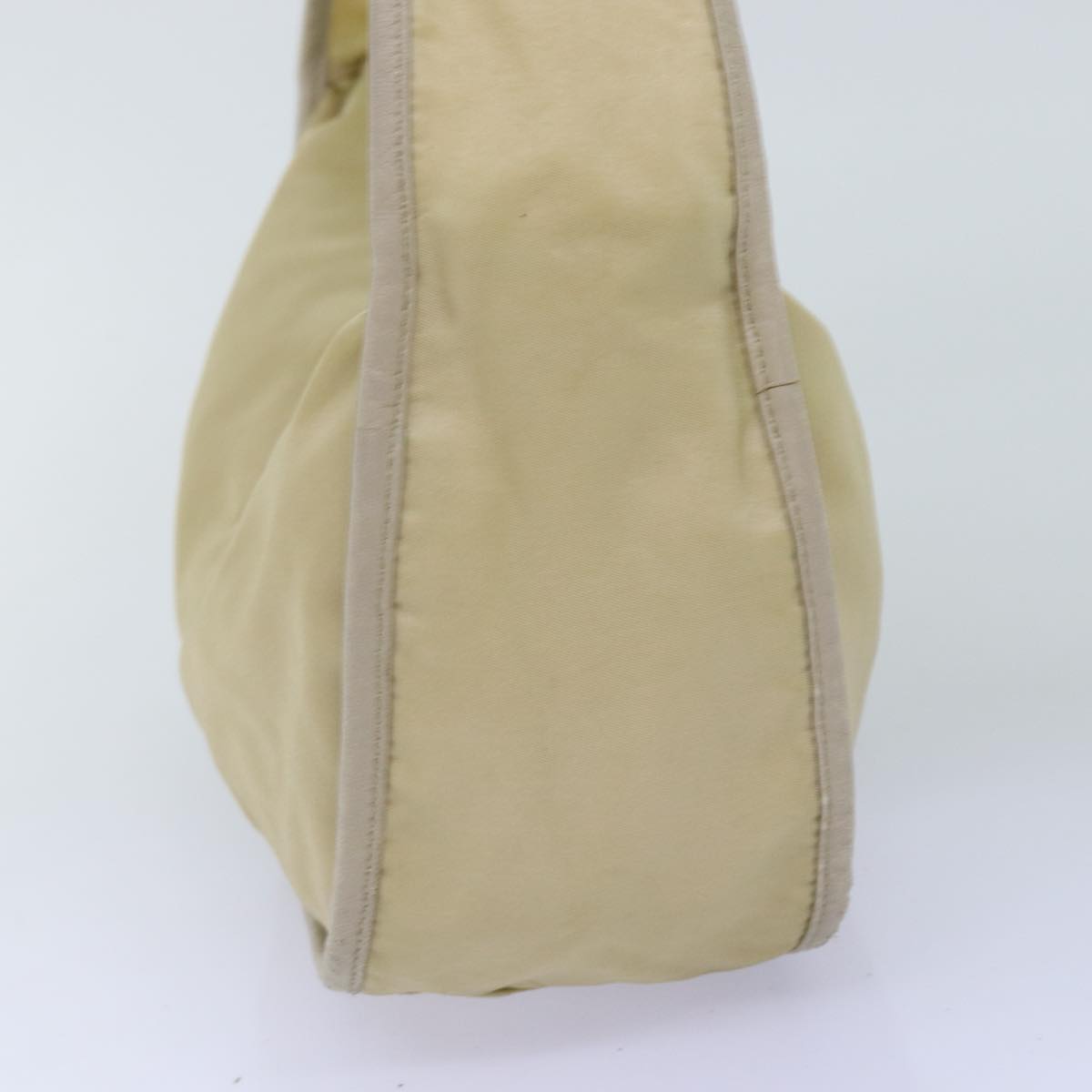 PRADA Shoulder Bag Nylon Beige yk12090