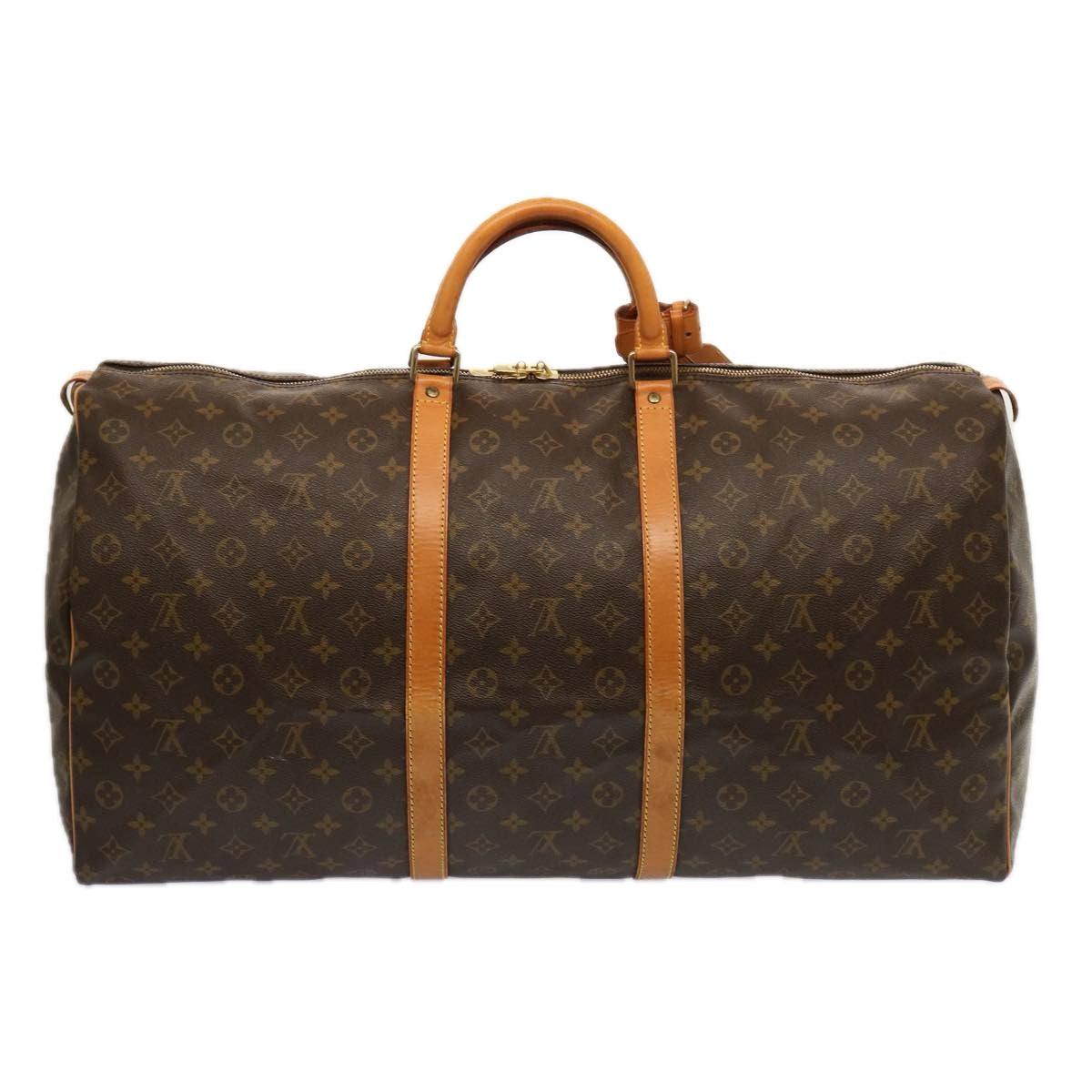 LOUIS VUITTON Monogram Keepall 60 Boston Bag M41422 LV yk12125