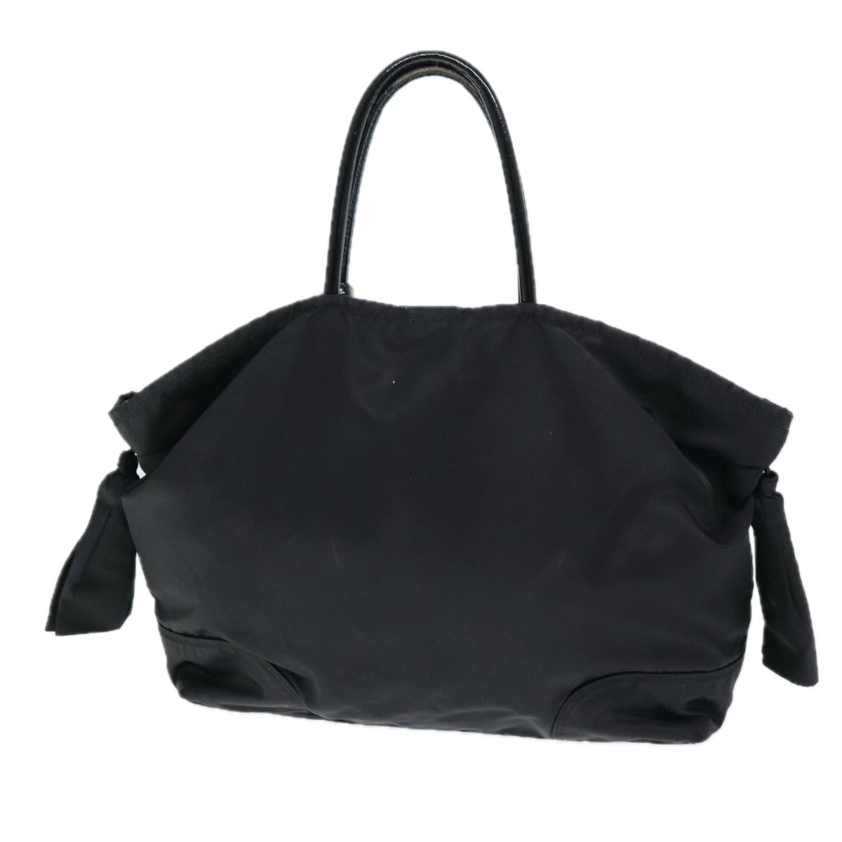PRADA Hand Bag Nylon Black yk12158