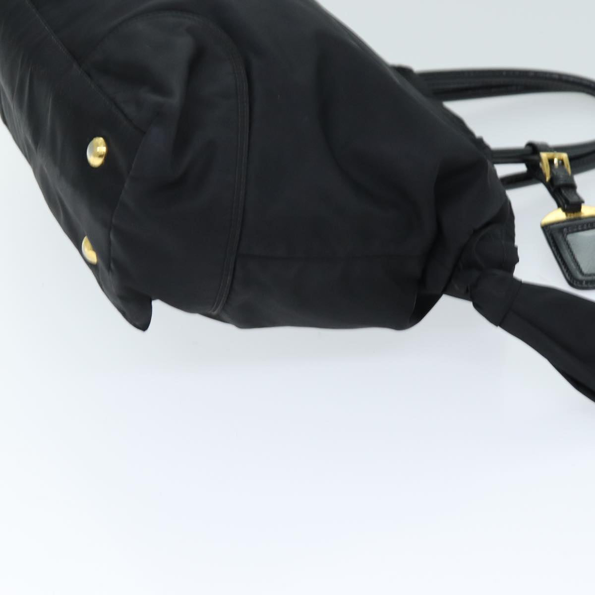 PRADA Hand Bag Nylon Black yk12158