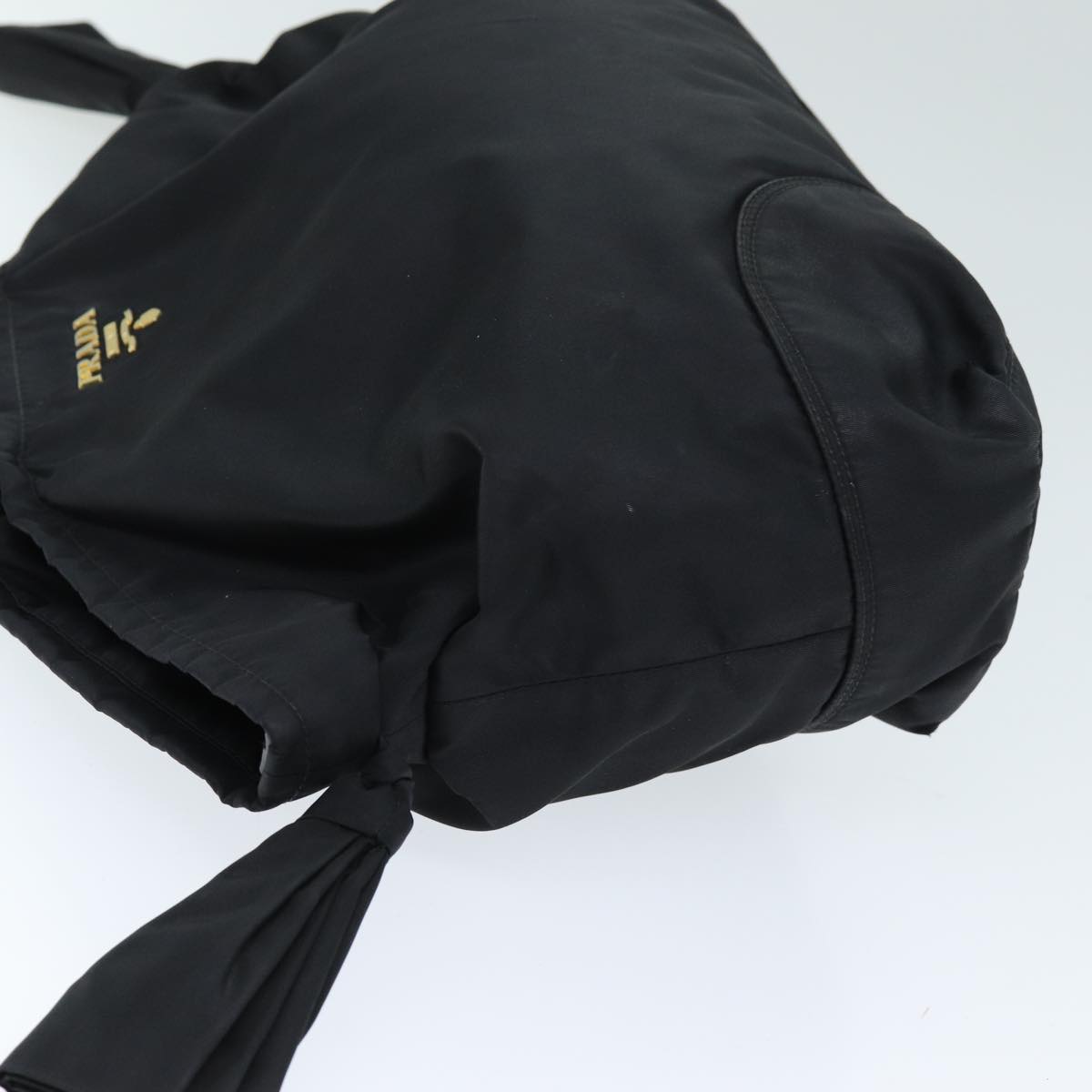 PRADA Hand Bag Nylon Black yk12158
