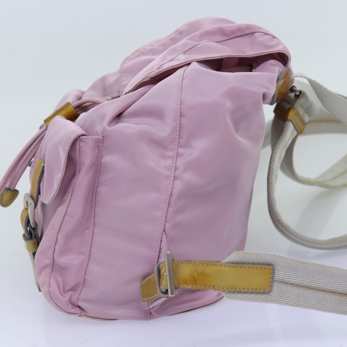 PRADA Backpack Nylon Pink yk12161