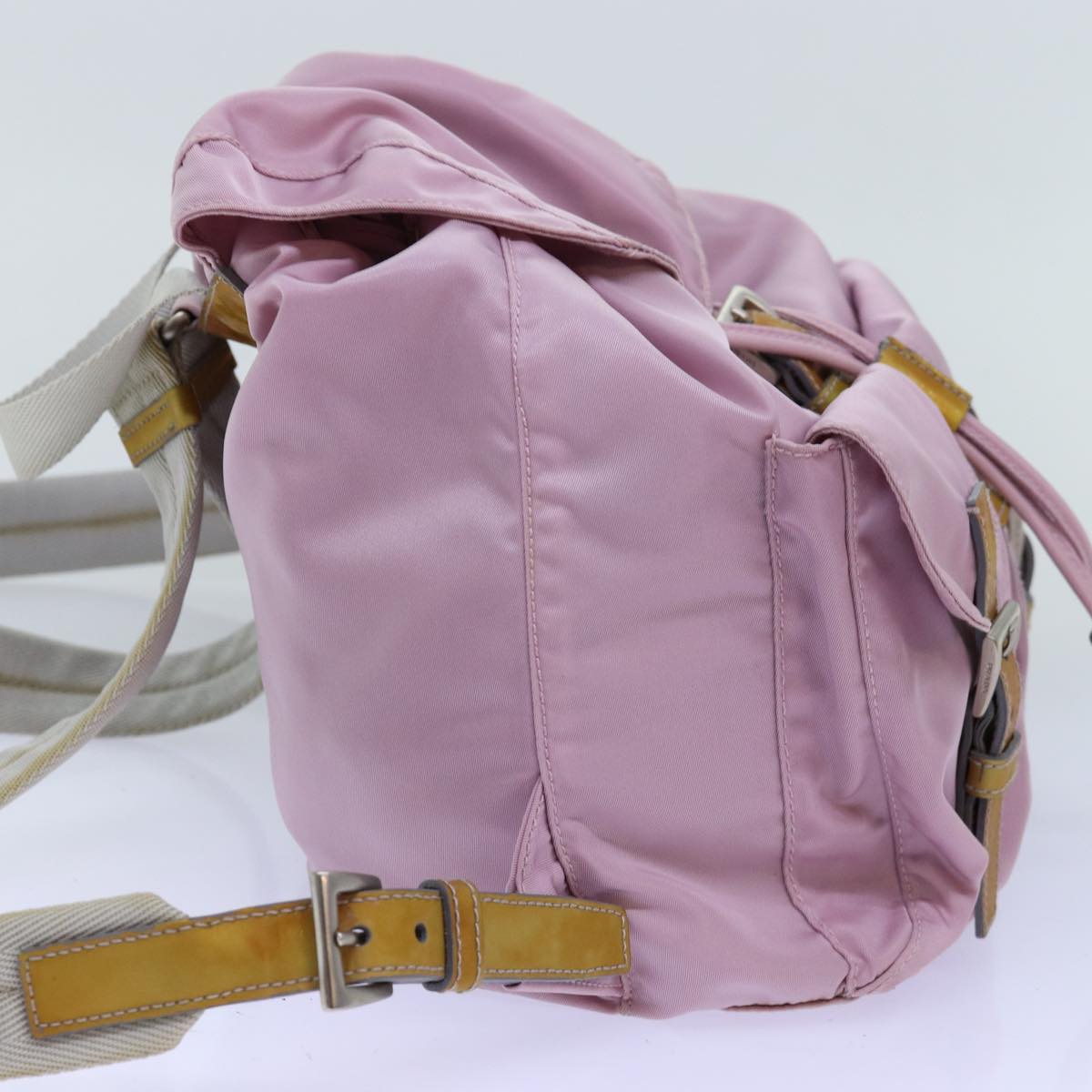 PRADA Backpack Nylon Pink yk12161