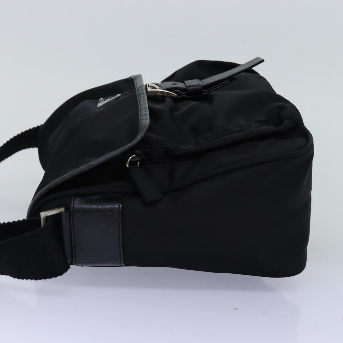 PRADA Shoulder Bag Nylon Black yk12365