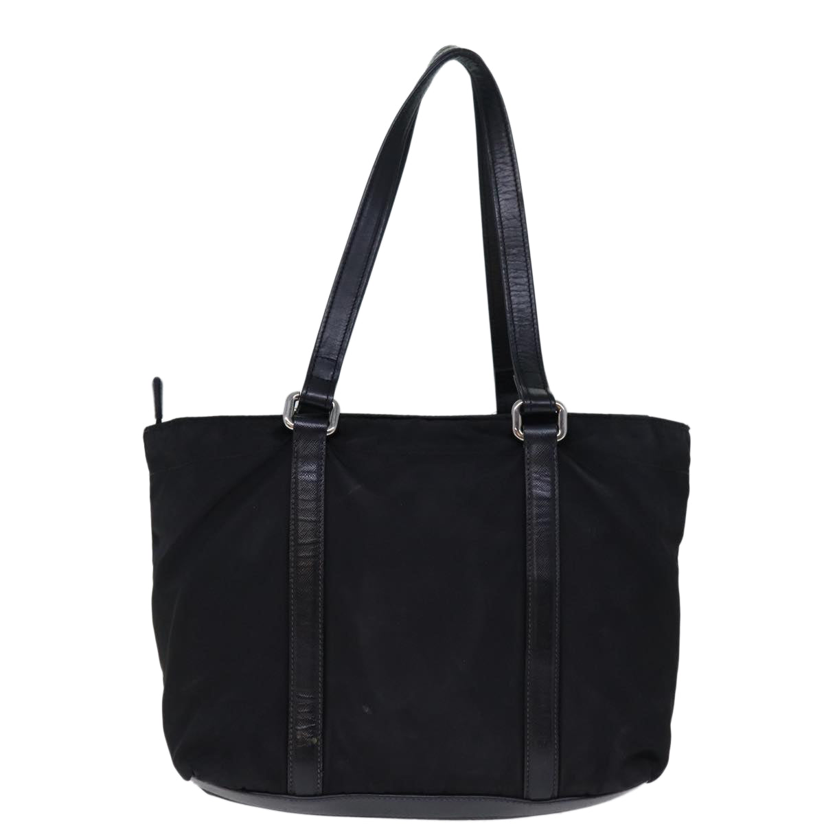PRADA Hand Bag Nylon Black yk12366