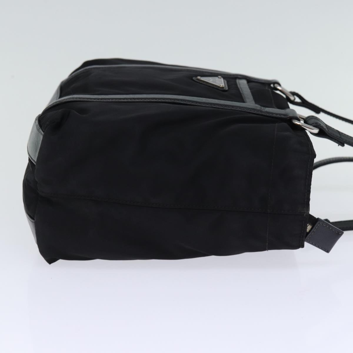 PRADA Hand Bag Nylon Black yk12366