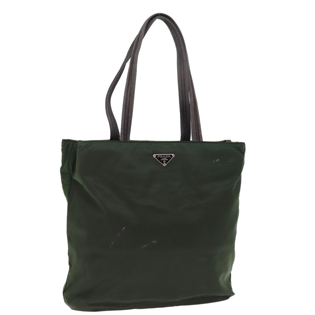 PRADA Tote Bag Nylon Khaki yk12400