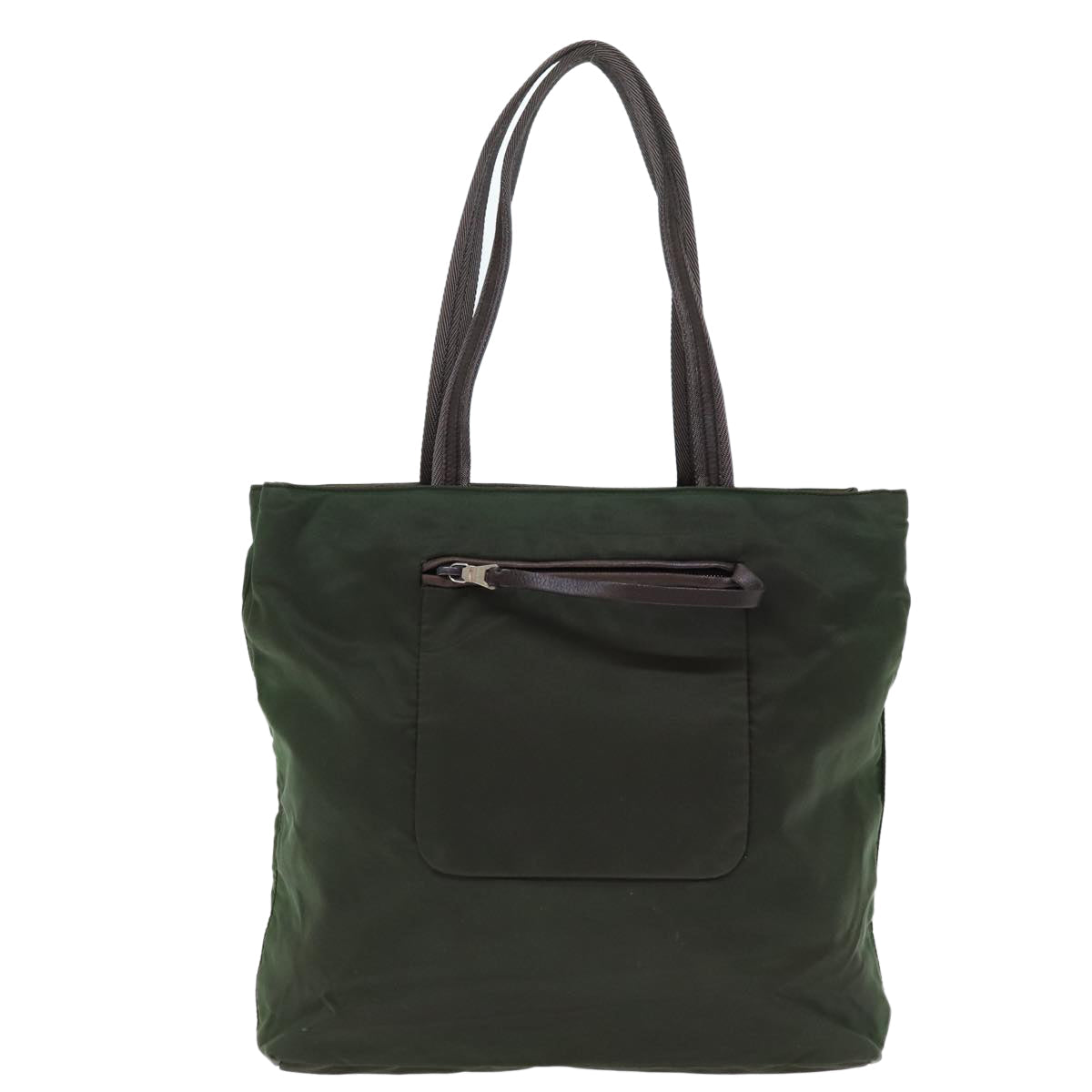PRADA Tote Bag Nylon Khaki yk12400