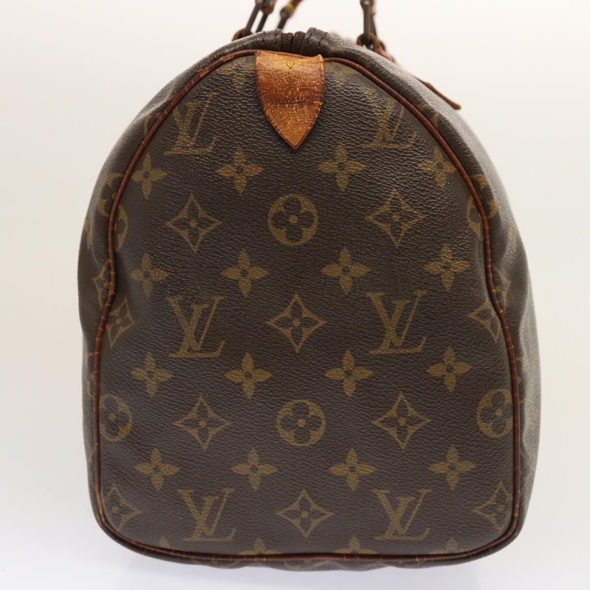 LOUIS VUITTON Monogram Speedy 30 Hand Bag M41526 LV yk12430
