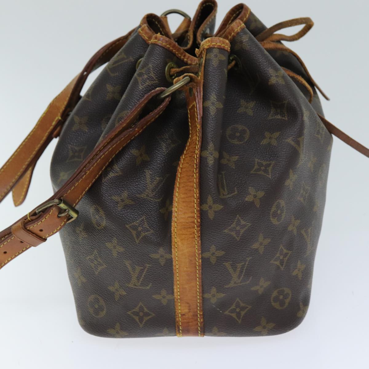 LOUIS VUITTON Monogram Petit Noe Shoulder Bag M42226 LV yk12448