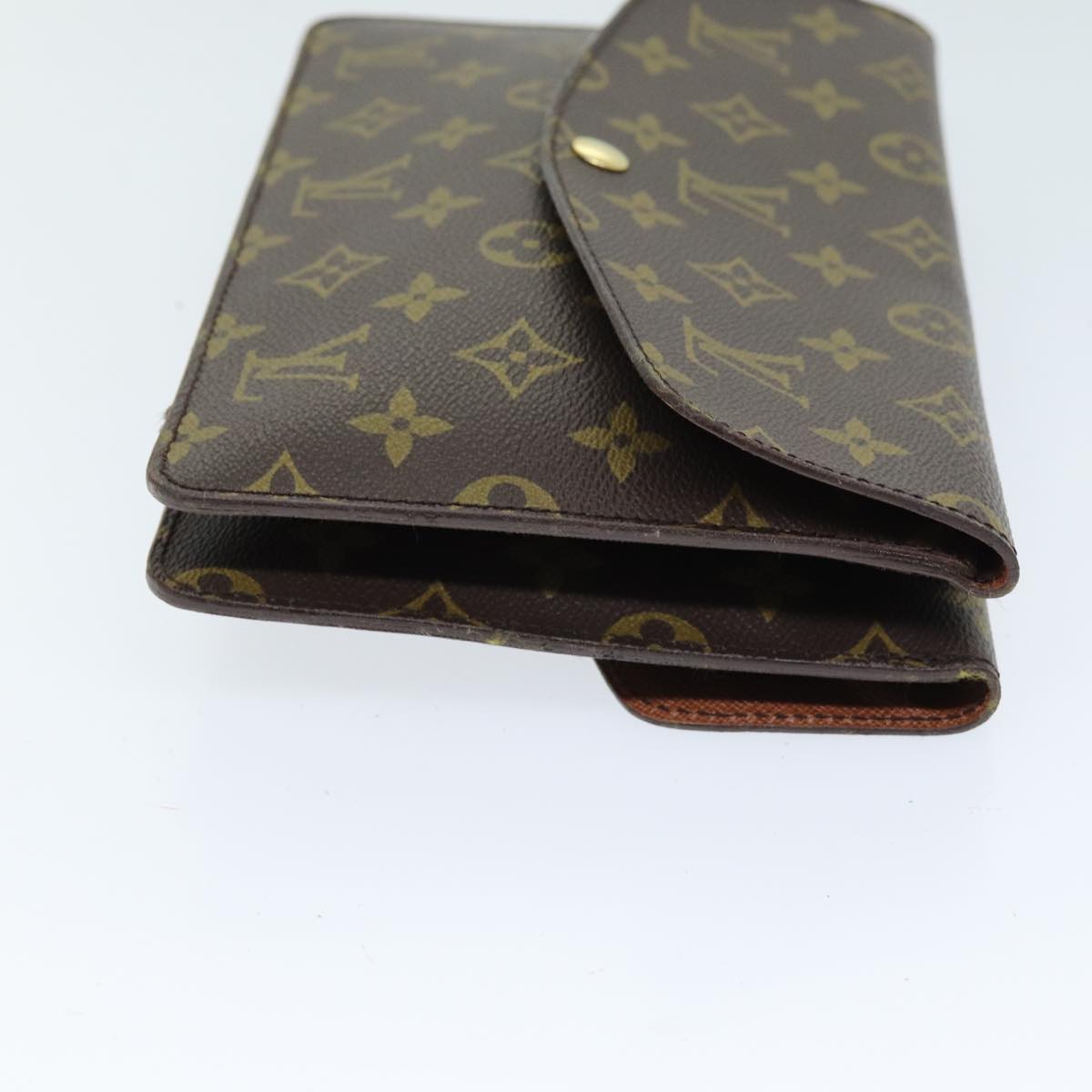 LOUIS VUITTON Monogram Double Rabat Shoulder Bag M51815 LV yk12453