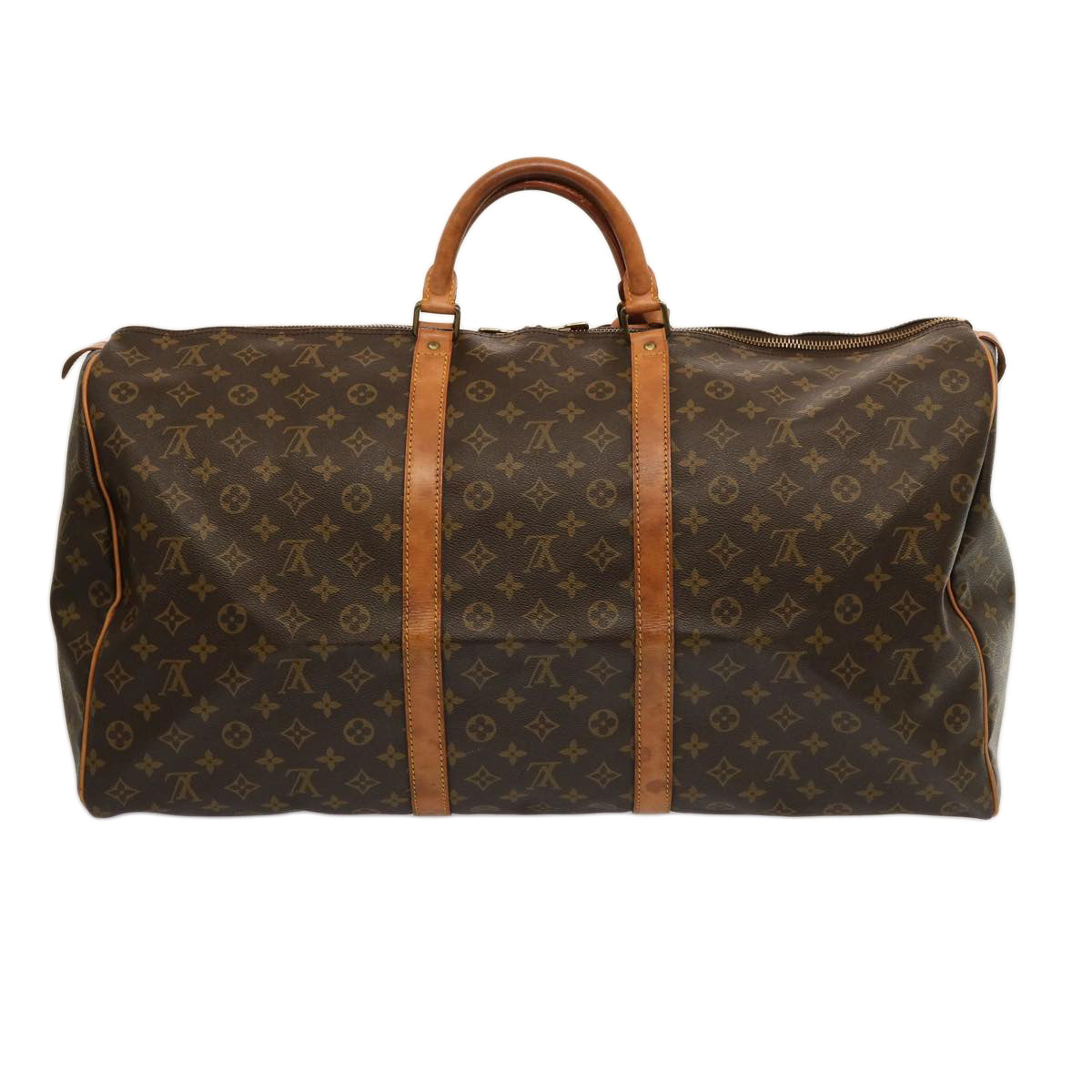 LOUIS VUITTON Monogram Keepall 60 Boston Bag M41422 LV yk12491