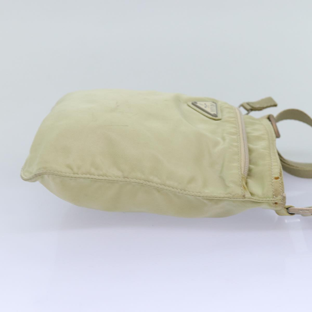 PRADA Shoulder Bag Nylon Beige yk12571