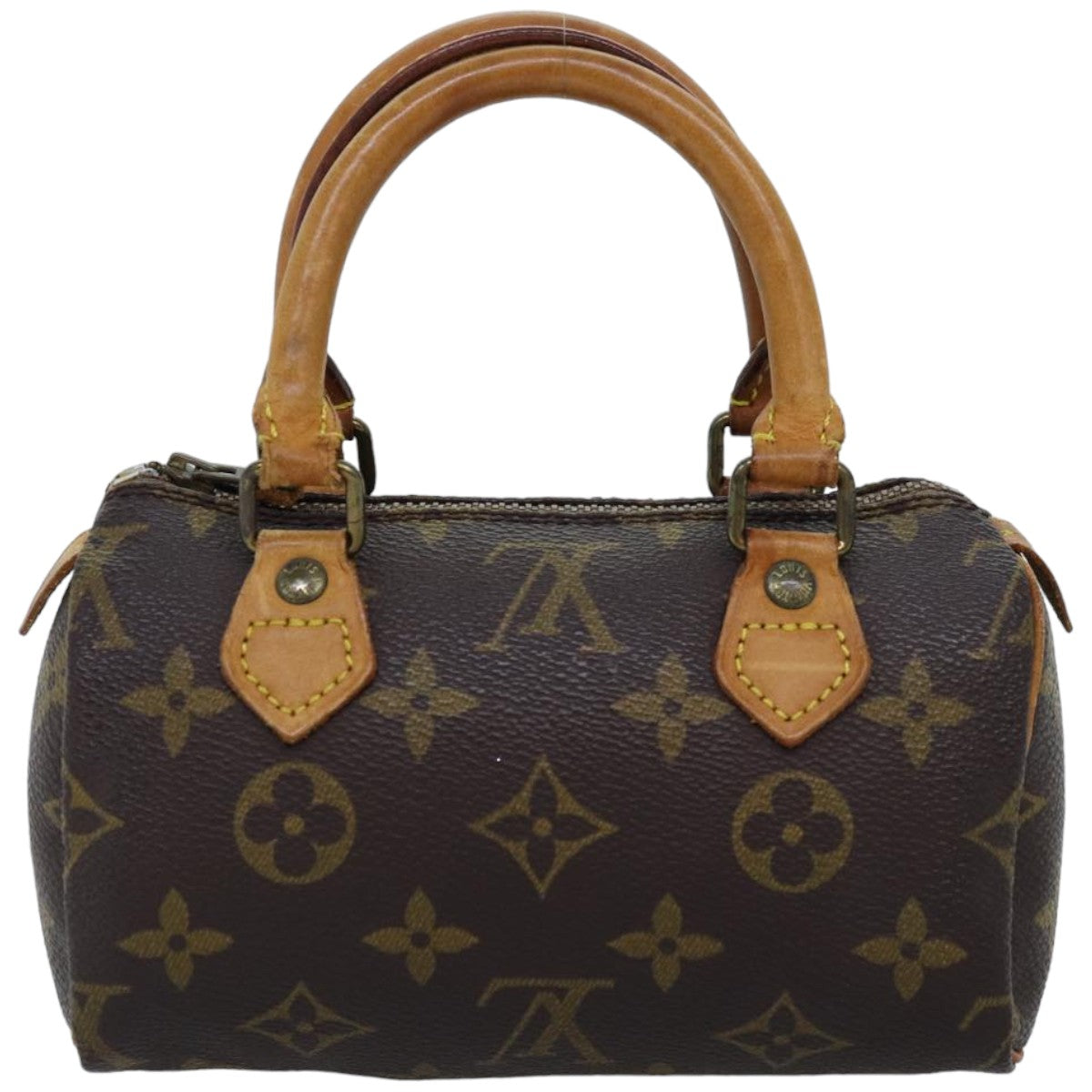 LOUIS VUITTON Monogram Mini Speedy Hand Bag 2way M41534 LV yk12603