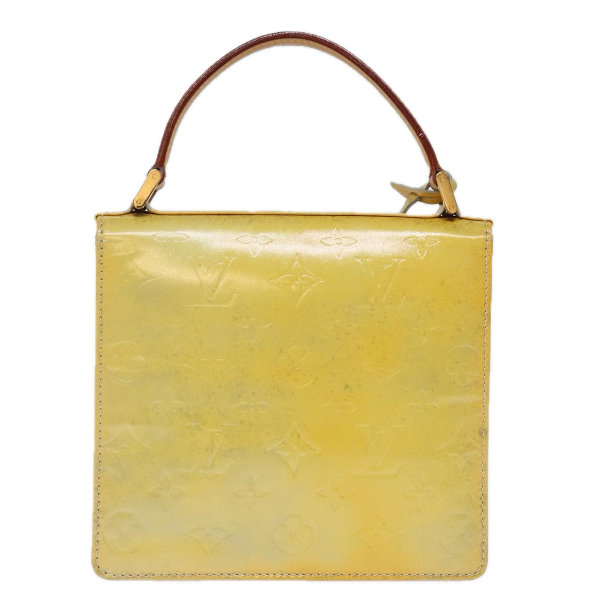 LOUIS VUITTON Monogram Vernis Spring street Hand Bag Gris M91029 LV yk12631