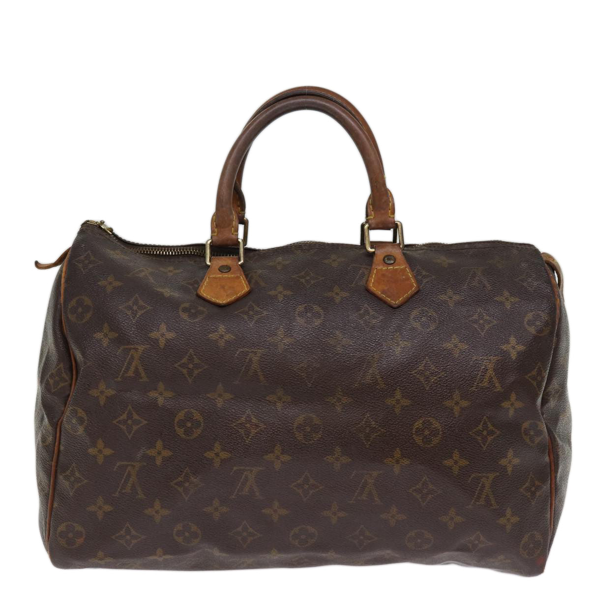 LOUIS VUITTON Monogram Speedy 35 Hand Bag M41524 LV yk12667
