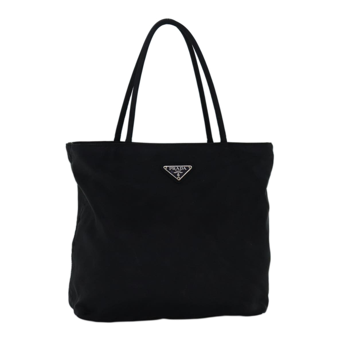 PRADA Hand Bag Nylon Black yk12683
