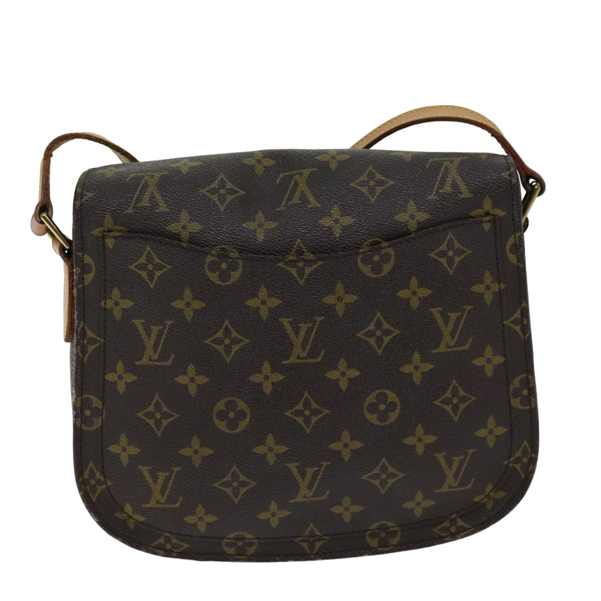 LOUIS VUITTON Monogram Saint Cloud GM Shoulder Bag M51242 LV yk12705