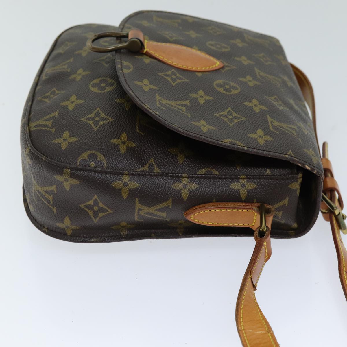 LOUIS VUITTON Monogram Saint Cloud GM Shoulder Bag M51242 LV yk12705