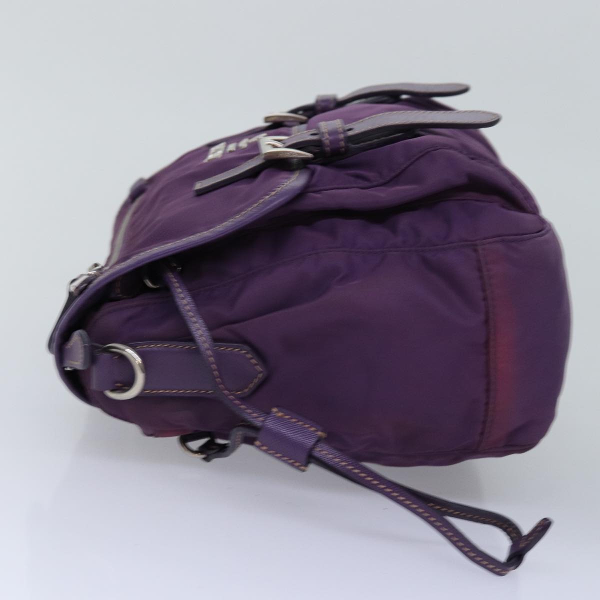PRADA Shoulder Bag Nylon Purple yk12728