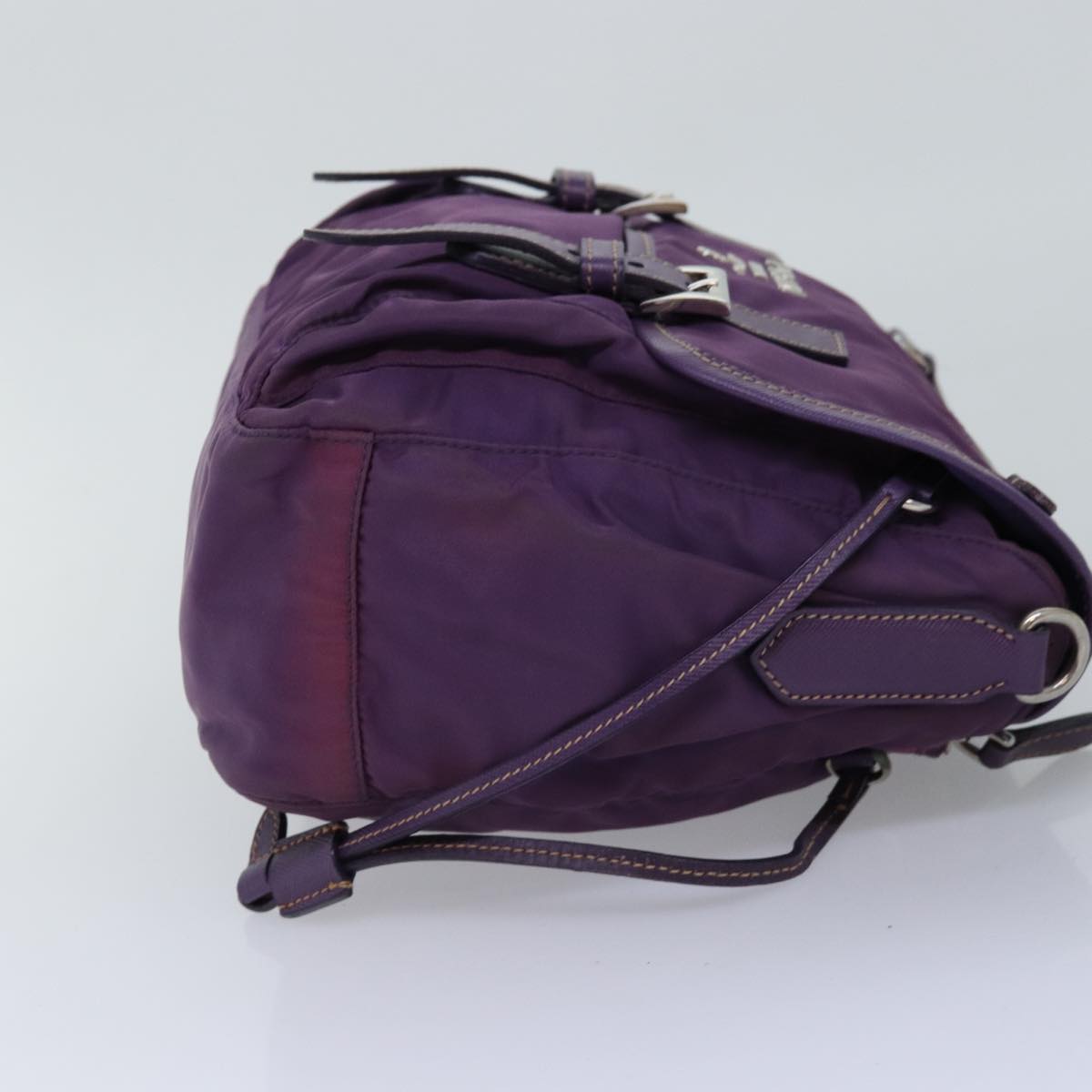 PRADA Shoulder Bag Nylon Purple yk12728