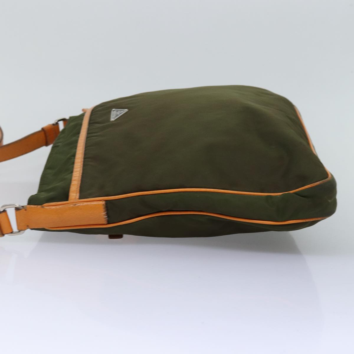 PRADA Shoulder Bag Nylon Khaki yk12784