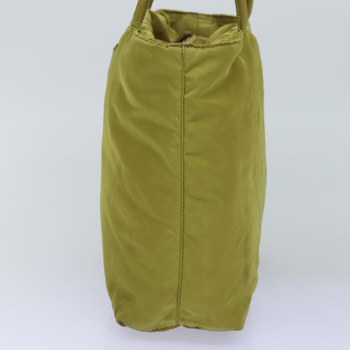 PRADA Hand Bag Nylon Green yk12813