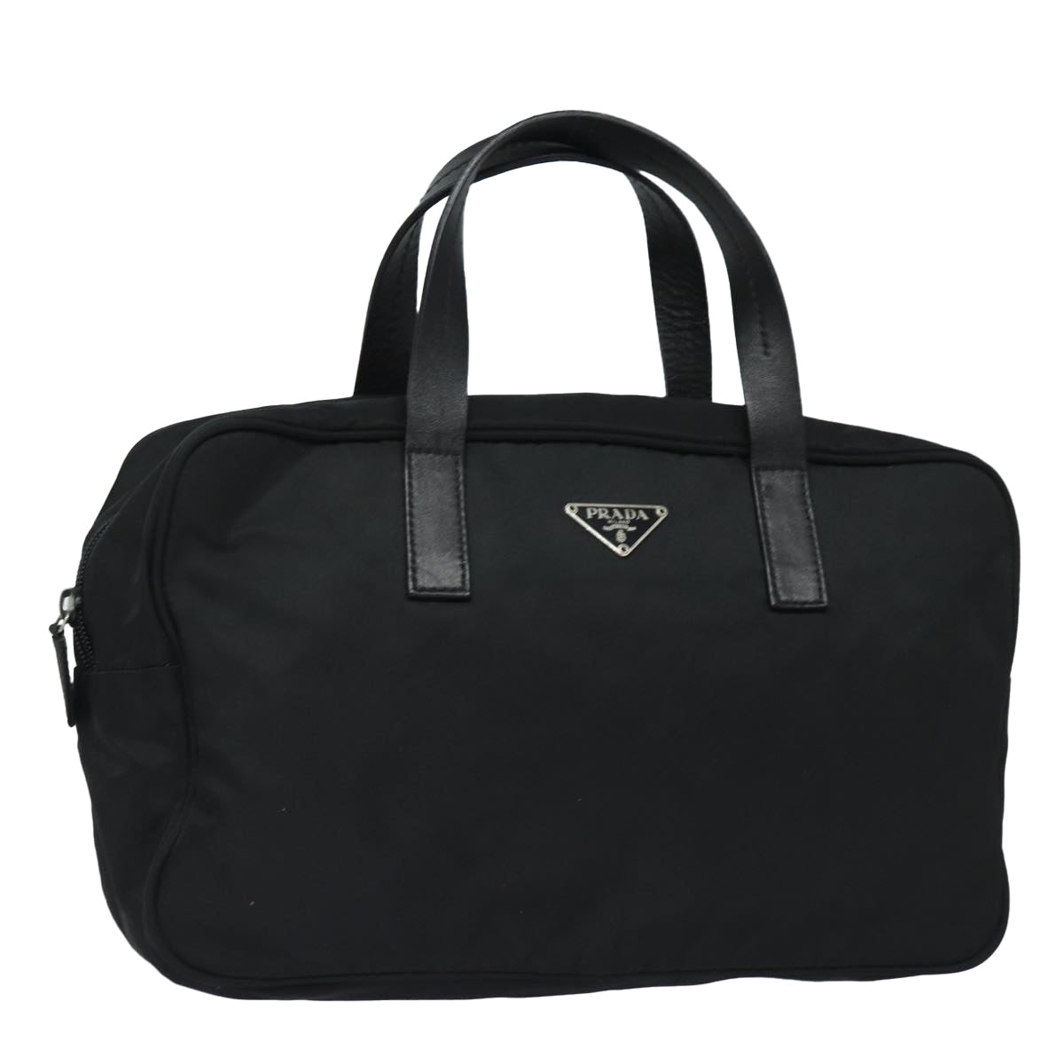 PRADA Hand Bag Nylon Black yk13206