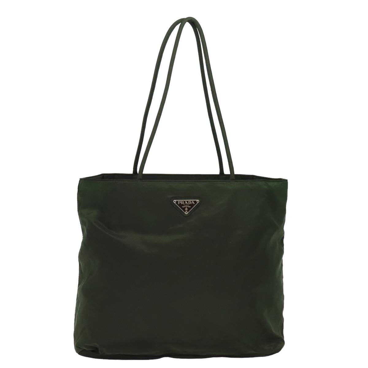 PRADA Tote Bag Nylon Khaki yk13262