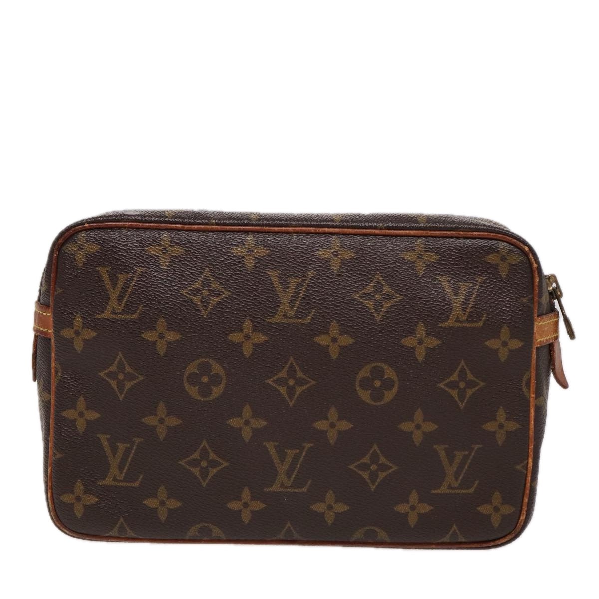 LOUIS VUITTON Monogram Compiegne 23 Clutch Bag M51847 LV yk13487