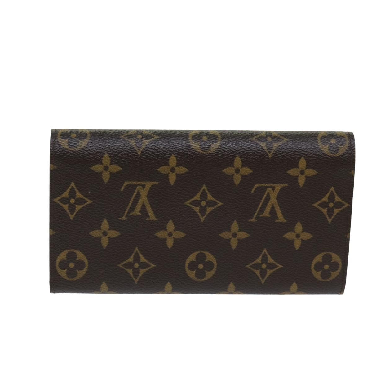 LOUIS VUITTON Monogram Portefeuille Sarah Long Wallet M60531 LV yk13519A