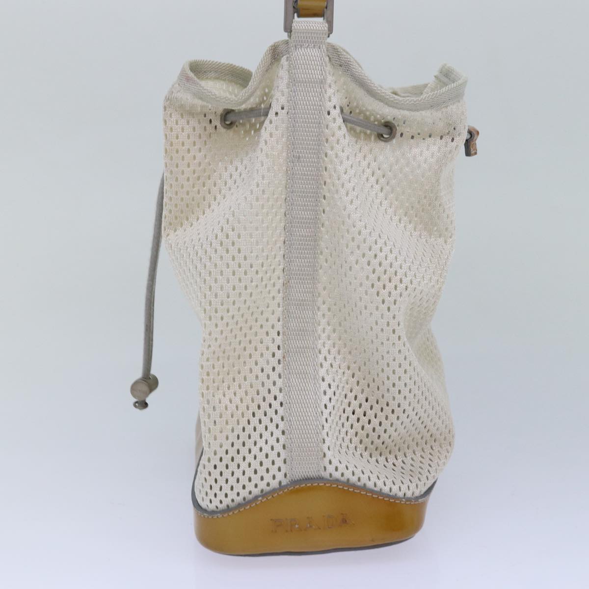 PRADA Sports Shoulder Bag Nylon White yk13593