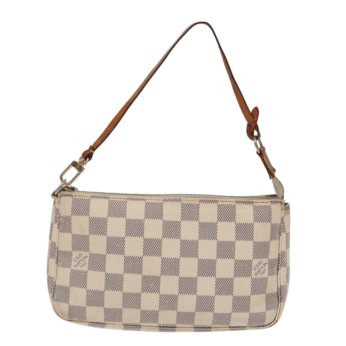 LOUIS VUITTON Damier Azur Pochette Accessoires Pouch N51986 LV yk13802