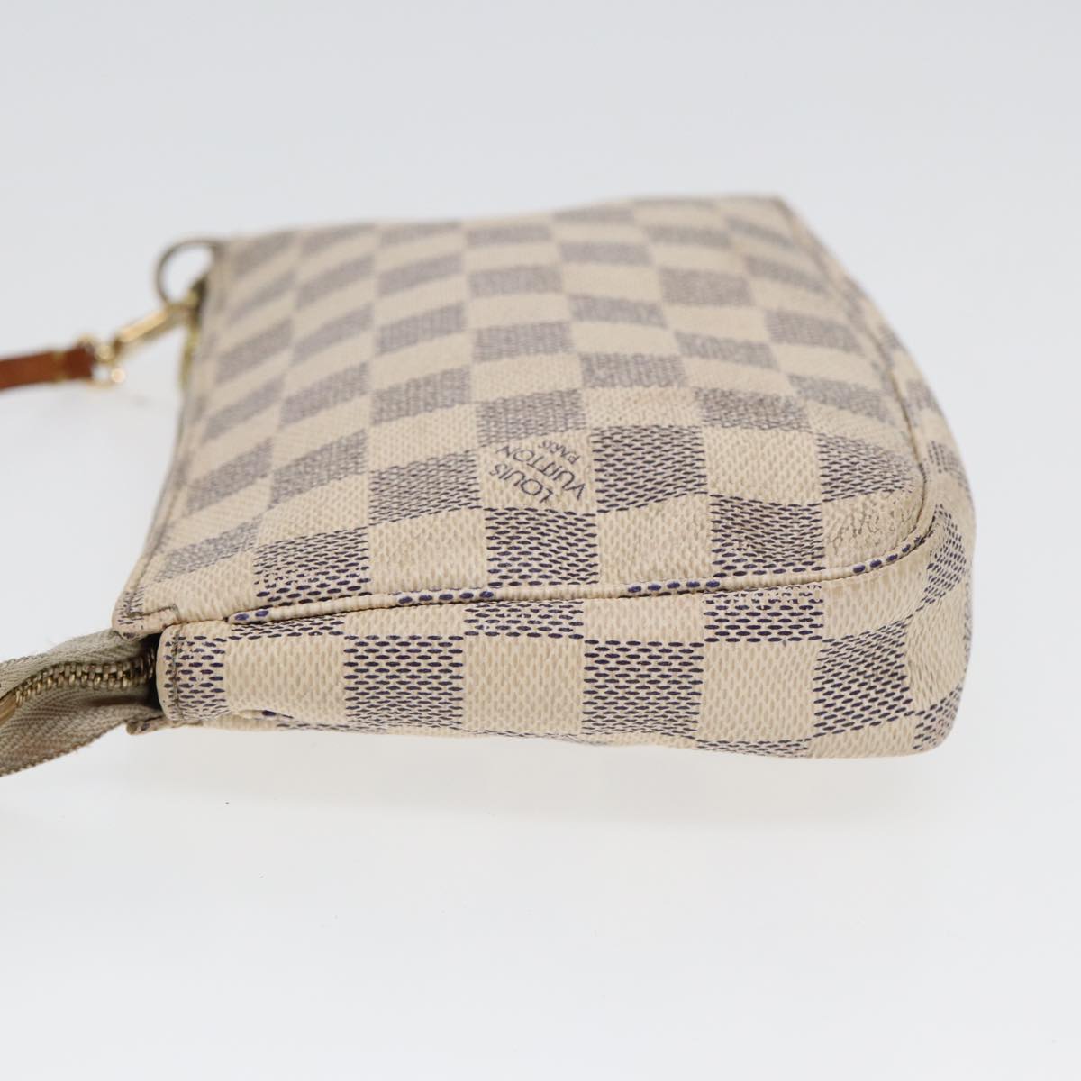 LOUIS VUITTON Damier Azur Pochette Accessoires Pouch N51986 LV yk13802