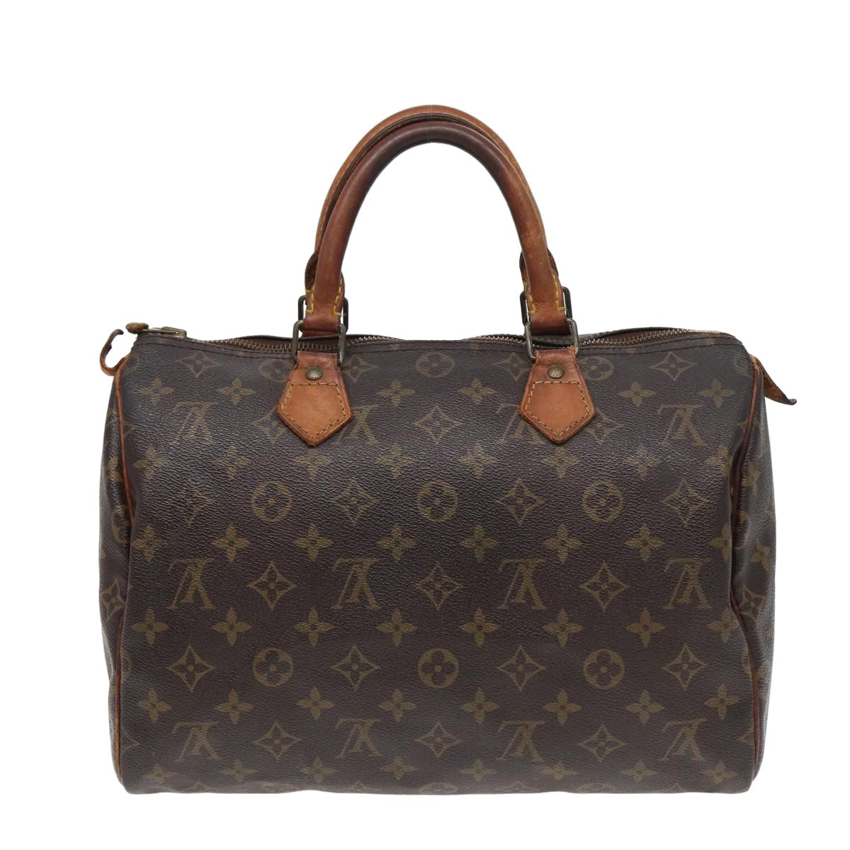 LOUIS VUITTON Monogram Speedy 30 Hand Bag M41526 LV yk13855